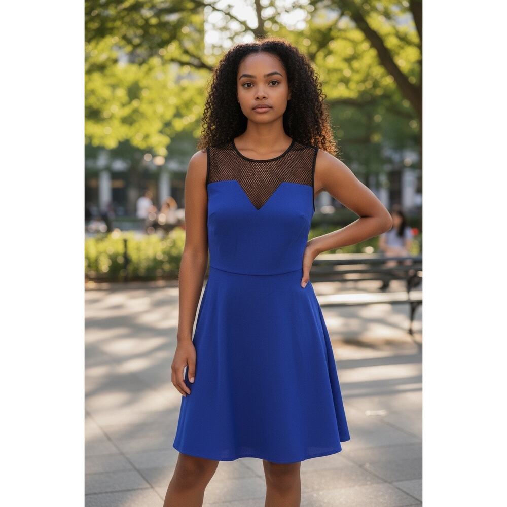 Blue Dress By Made for Impulse Size Small - Picture 6 of 6